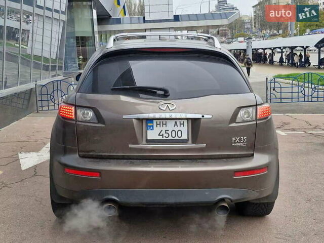 Коричневый Инфинити FX 35, объемом двигателя 3.5 л и пробегом 158 тыс. км за 8500 $, фото 4 на Automoto.ua