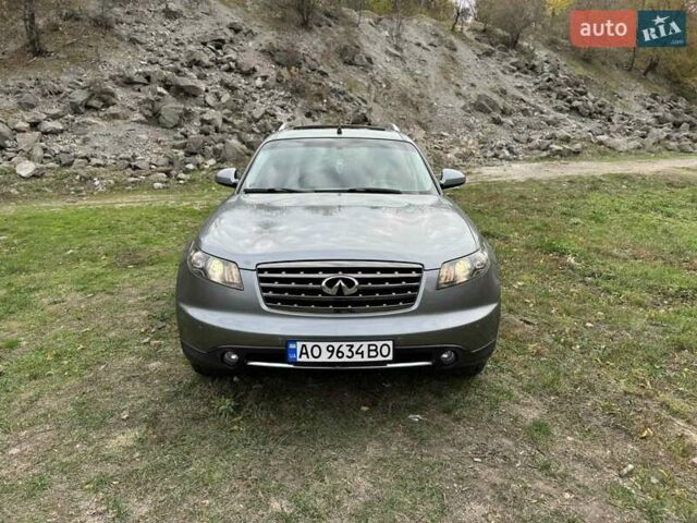 Сірий Інфініті FX 35, об'ємом двигуна 3.5 л та пробігом 205 тис. км за 8950 $, фото 1 на Automoto.ua