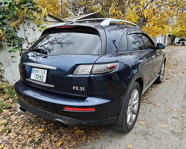 Синий Инфинити FX 35, объемом двигателя 3.5 л и пробегом 230 тыс. км за 8200 $, фото 1 на Automoto.ua