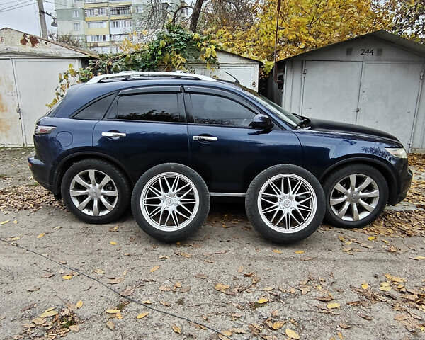 Синий Инфинити FX 35, объемом двигателя 3.5 л и пробегом 230 тыс. км за 8200 $, фото 12 на Automoto.ua