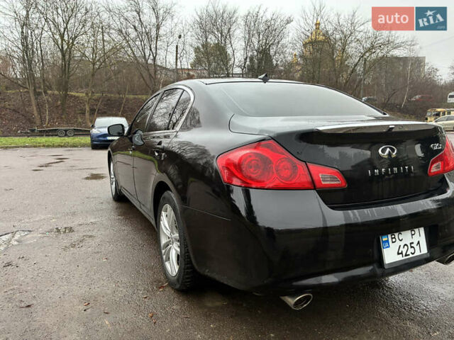 Черный Инфинити G25, объемом двигателя 2.5 л и пробегом 217 тыс. км за 7600 $, фото 3 на Automoto.ua