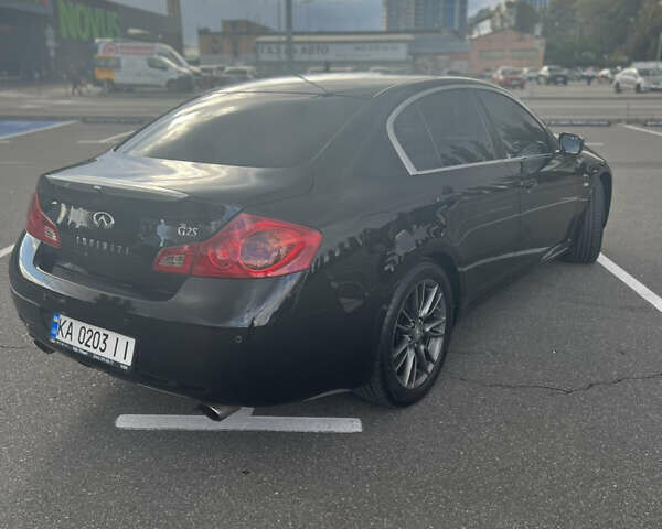 Черный Инфинити G25, объемом двигателя 2.5 л и пробегом 202 тыс. км за 9000 $, фото 3 на Automoto.ua