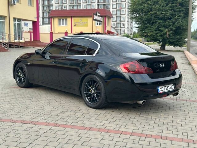 Черный Инфинити G25, объемом двигателя 2.5 л и пробегом 185 тыс. км за 8499 $, фото 2 на Automoto.ua