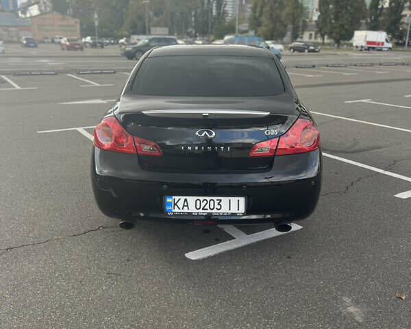 Черный Инфинити G25, объемом двигателя 2.5 л и пробегом 202 тыс. км за 9000 $, фото 4 на Automoto.ua