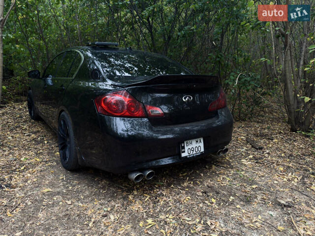 Черный Инфинити G25, объемом двигателя 2.5 л и пробегом 273 тыс. км за 10500 $, фото 3 на Automoto.ua