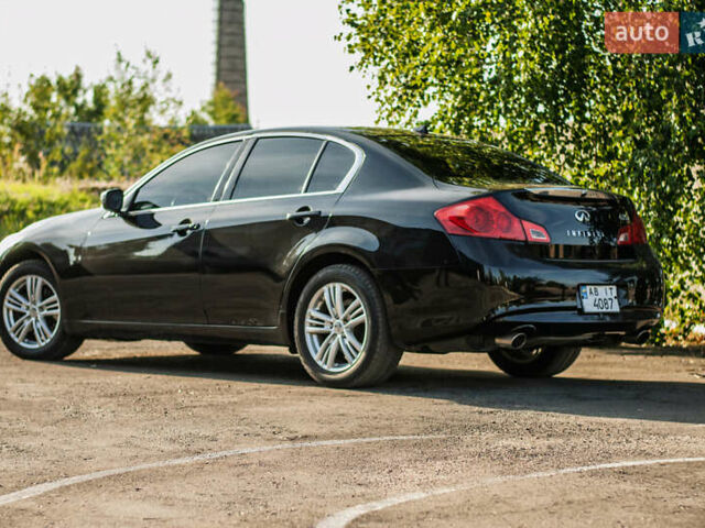 Черный Инфинити G25, объемом двигателя 2.5 л и пробегом 310 тыс. км за 8600 $, фото 1 на Automoto.ua