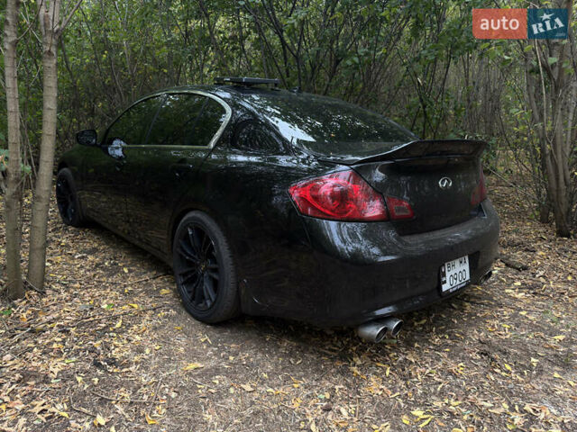 Черный Инфинити G25, объемом двигателя 2.5 л и пробегом 273 тыс. км за 10500 $, фото 2 на Automoto.ua