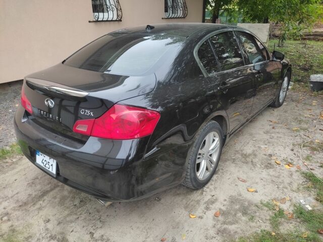 Черный Инфинити G25, объемом двигателя 2.5 л и пробегом 217 тыс. км за 7800 $, фото 13 на Automoto.ua