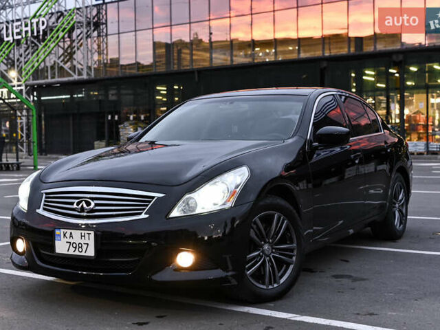 Черный Инфинити G25, объемом двигателя 2.5 л и пробегом 245 тыс. км за 11000 $, фото 1 на Automoto.ua