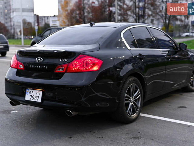 Черный Инфинити G25, объемом двигателя 2.5 л и пробегом 245 тыс. км за 11000 $, фото 16 на Automoto.ua