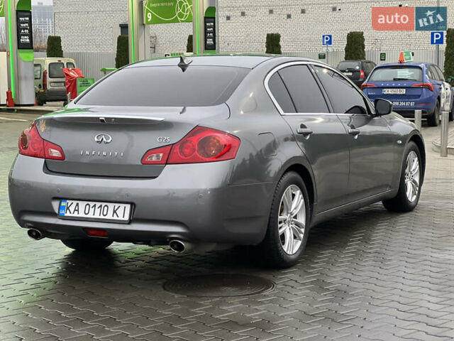 Серый Инфинити G25, объемом двигателя 2.5 л и пробегом 210 тыс. км за 8550 $, фото 5 на Automoto.ua