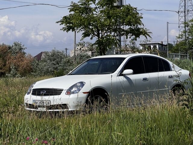 Білий Інфініті G35, об'ємом двигуна 3.5 л та пробігом 120 тис. км за 6500 $, фото 1 на Automoto.ua
