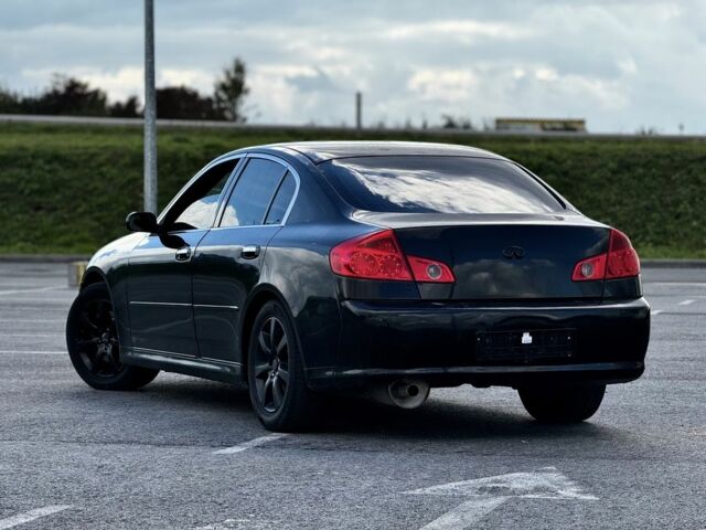Черный Инфинити G35, объемом двигателя 3.5 л и пробегом 200 тыс. км за 5999 $, фото 2 на Automoto.ua