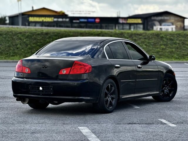 Черный Инфинити G35, объемом двигателя 3.5 л и пробегом 200 тыс. км за 5999 $, фото 4 на Automoto.ua