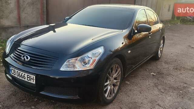 Черный Инфинити G35, объемом двигателя 3.5 л и пробегом 241 тыс. км за 9000 $, фото 1 на Automoto.ua
