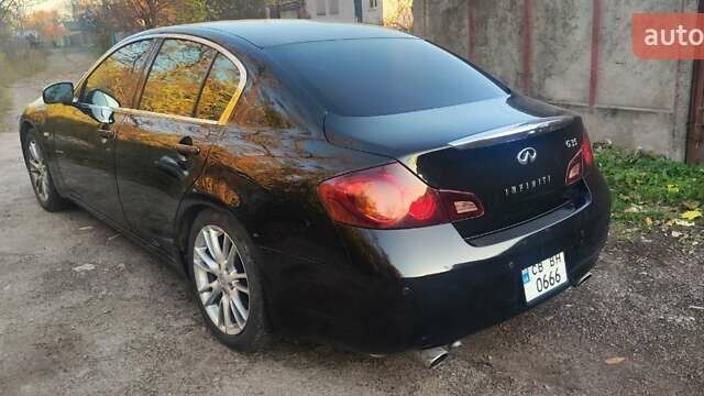 Черный Инфинити G35, объемом двигателя 3.5 л и пробегом 241 тыс. км за 9000 $, фото 3 на Automoto.ua