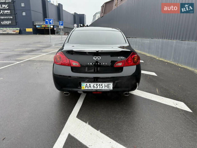 Черный Инфинити G35, объемом двигателя 3.5 л и пробегом 92 тыс. км за 10000 $, фото 4 на Automoto.ua