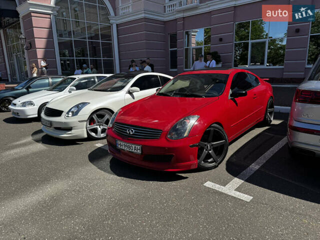 Красный Инфинити G35, объемом двигателя 3.5 л и пробегом 202 тыс. км за 8000 $, фото 16 на Automoto.ua