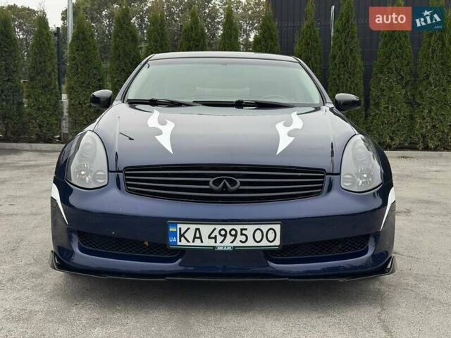 Синий Инфинити G35, объемом двигателя 3.5 л и пробегом 168 тыс. км за 10000 $, фото 1 на Automoto.ua