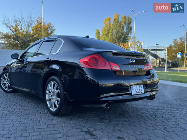 Черный Инфинити G37, объемом двигателя 3.7 л и пробегом 188 тыс. км за 9499 $, фото 3 на Automoto.ua