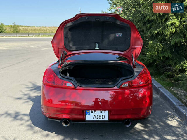 Красный Инфинити G37, объемом двигателя 3.7 л и пробегом 210 тыс. км за 10000 $, фото 10 на Automoto.ua