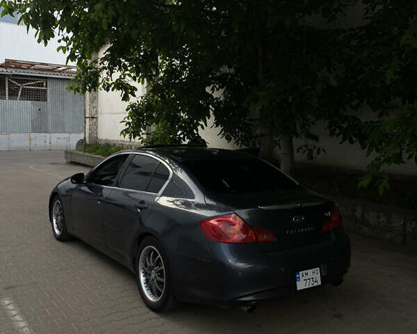 Синий Инфинити G37, объемом двигателя 3.7 л и пробегом 305 тыс. км за 8700 $, фото 2 на Automoto.ua
