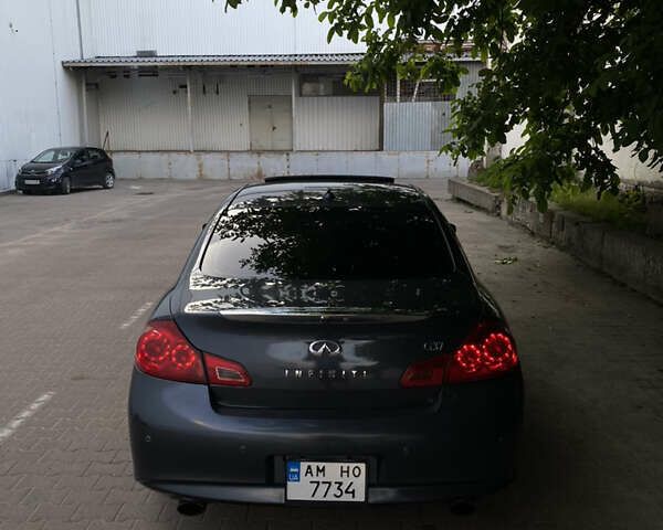 Синий Инфинити G37, объемом двигателя 3.7 л и пробегом 305 тыс. км за 8700 $, фото 1 на Automoto.ua