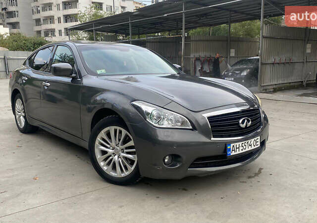 Серый Инфинити M37, объемом двигателя 3.7 л и пробегом 138 тыс. км за 12500 $, фото 1 на Automoto.ua
