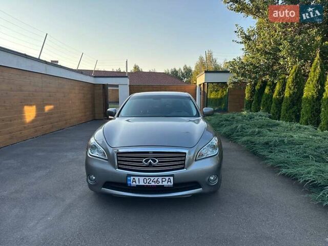 Серый Инфинити M37, объемом двигателя 3.7 л и пробегом 166 тыс. км за 12500 $, фото 2 на Automoto.ua