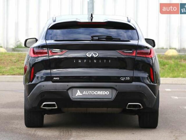 Чорний Інфініті QX55, об'ємом двигуна 2 л та пробігом 116 тис. км за 33400 $, фото 5 на Automoto.ua