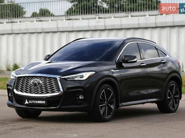 Чорний Інфініті QX55, об'ємом двигуна 2 л та пробігом 116 тис. км за 33400 $, фото 2 на Automoto.ua