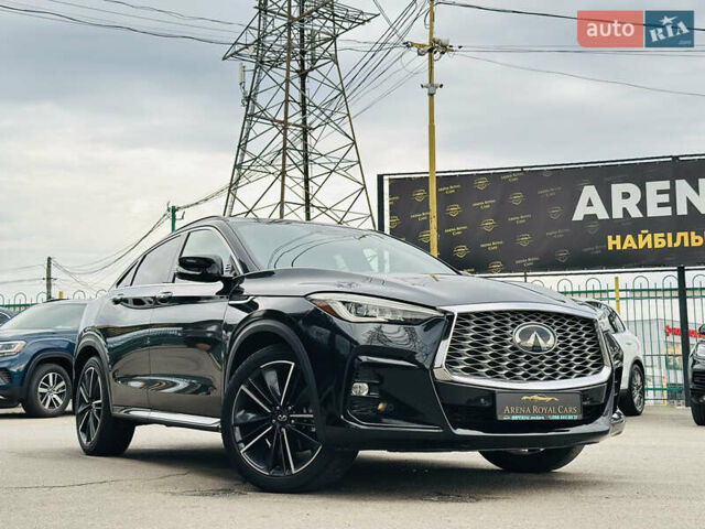 Чорний Інфініті QX55, об'ємом двигуна 2 л та пробігом 65 тис. км за 32700 $, фото 2 на Automoto.ua