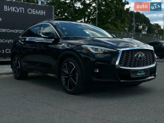 Черный Инфинити QX55, объемом двигателя 2 л и пробегом 65 тыс. км за 32000 $, фото 2 на Automoto.ua