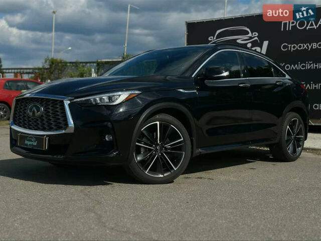 Черный Инфинити QX55, объемом двигателя 2 л и пробегом 65 тыс. км за 32000 $, фото 4 на Automoto.ua