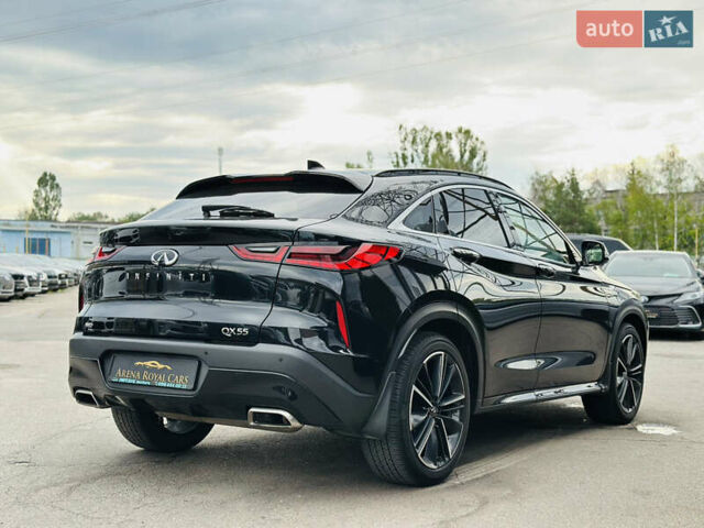 Чорний Інфініті QX55, об'ємом двигуна 2 л та пробігом 65 тис. км за 32700 $, фото 9 на Automoto.ua