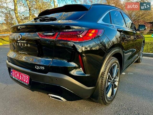 Черный Инфинити QX55, объемом двигателя 2 л и пробегом 67 тыс. км за 31900 $, фото 17 на Automoto.ua