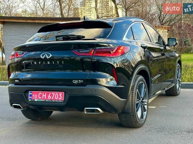 Черный Инфинити QX55, объемом двигателя 2 л и пробегом 67 тыс. км за 31900 $, фото 8 на Automoto.ua