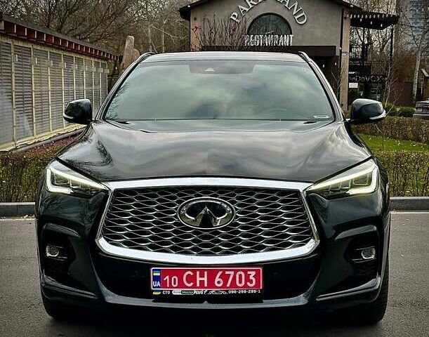 Черный Инфинити QX55, объемом двигателя 2 л и пробегом 67 тыс. км за 31900 $, фото 5 на Automoto.ua