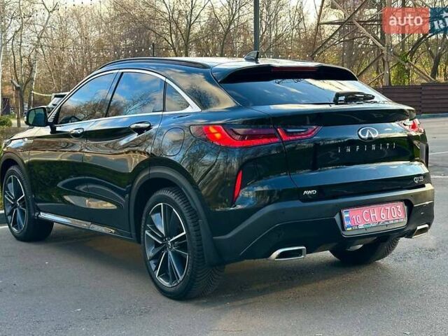 Черный Инфинити QX55, объемом двигателя 2 л и пробегом 67 тыс. км за 31900 $, фото 7 на Automoto.ua