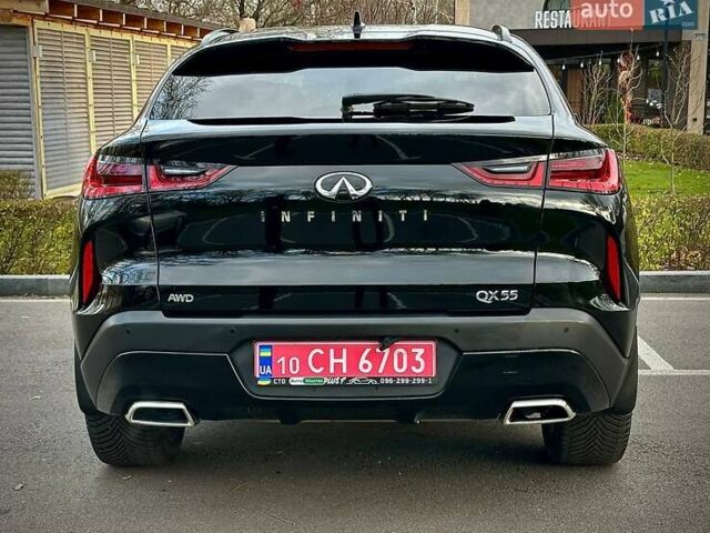 Черный Инфинити QX55, объемом двигателя 2 л и пробегом 67 тыс. км за 31900 $, фото 16 на Automoto.ua