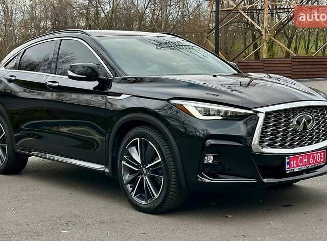 Черный Инфинити QX55, объемом двигателя 2 л и пробегом 67 тыс. км за 31900 $, фото 6 на Automoto.ua