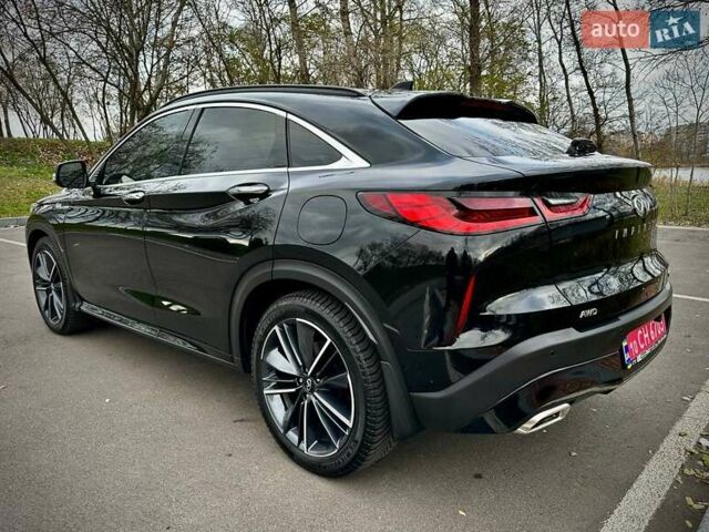 Черный Инфинити QX55, объемом двигателя 2 л и пробегом 67 тыс. км за 31900 $, фото 18 на Automoto.ua