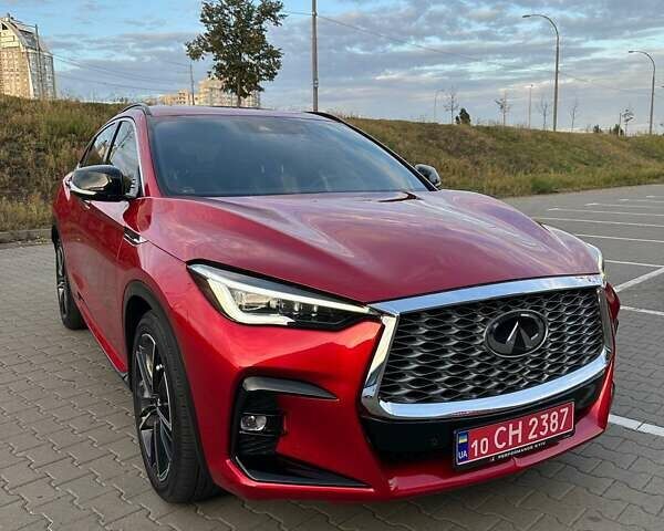Красный Инфинити QX55, объемом двигателя 2 л и пробегом 74 тыс. км за 31800 $, фото 14 на Automoto.ua