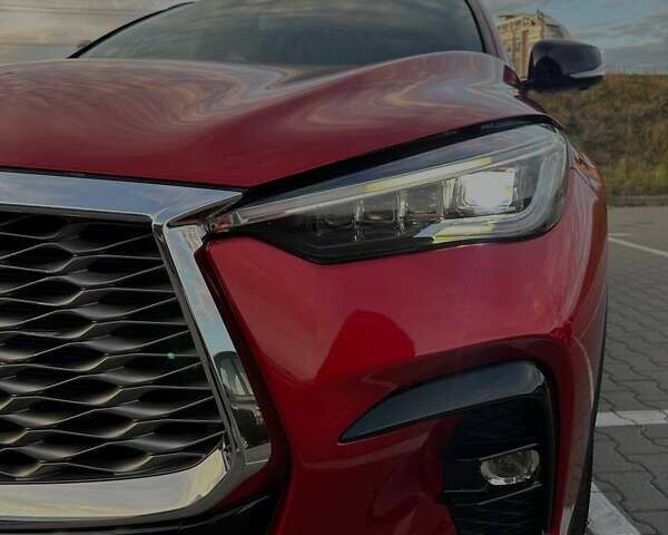 Красный Инфинити QX55, объемом двигателя 2 л и пробегом 74 тыс. км за 31800 $, фото 15 на Automoto.ua