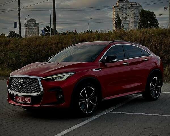 Красный Инфинити QX55, объемом двигателя 2 л и пробегом 74 тыс. км за 31800 $, фото 9 на Automoto.ua
