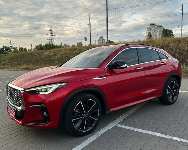 Красный Инфинити QX55, объемом двигателя 2 л и пробегом 74 тыс. км за 31800 $, фото 11 на Automoto.ua