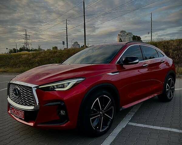Красный Инфинити QX55, объемом двигателя 2 л и пробегом 74 тыс. км за 31800 $, фото 6 на Automoto.ua