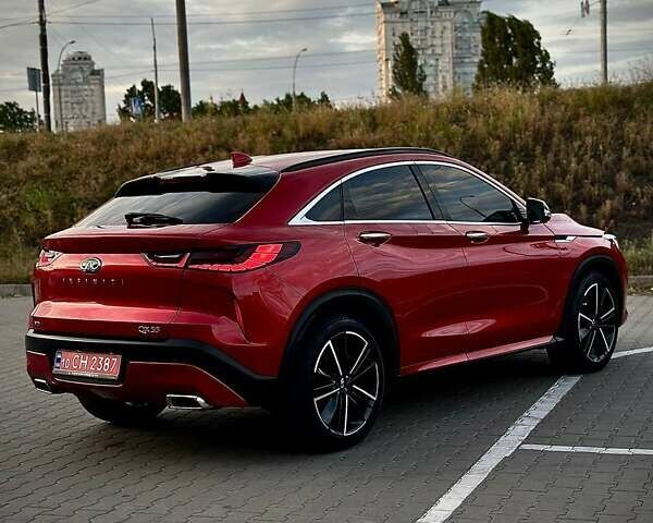 Красный Инфинити QX55, объемом двигателя 2 л и пробегом 74 тыс. км за 31800 $, фото 24 на Automoto.ua