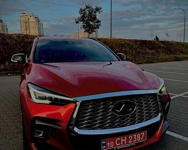 Красный Инфинити QX55, объемом двигателя 2 л и пробегом 74 тыс. км за 31800 $, фото 8 на Automoto.ua