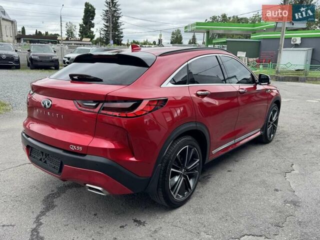 Красный Инфинити QX55, объемом двигателя 2 л и пробегом 50 тыс. км за 32900 $, фото 100 на Automoto.ua